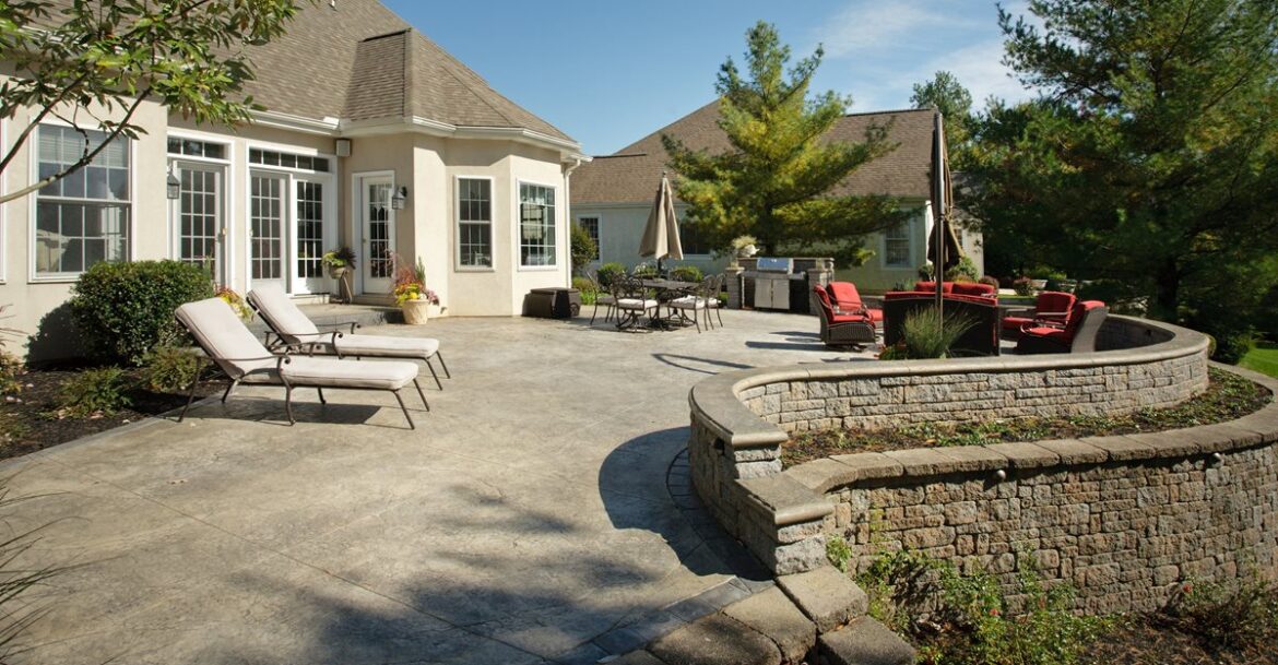 stamped concrete